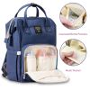 Sunveno Original Diaper Bag Travel Baby Bags Navy Blue Mommy Backpack Organizer Nappy Maternity Bag Mother Kids