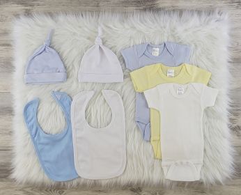 7 Pc Layette Baby Clothes Set (size: Newborn)