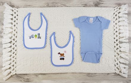 3 Pc Layette Baby Clothes Set (size: large)