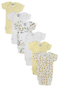 Unisex Baby 6 Pc Bodysuits (size: small)