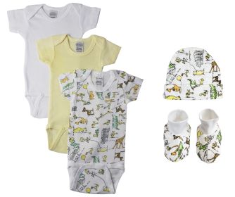 Unisex Baby 5 Pc Bodysuits (size: large)