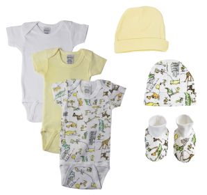 Unisex Baby 7 Pc Bodysuits (size: Newborn)