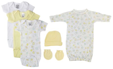 Unisex Baby 7 Pc Layette Sets (size: large)