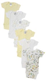 Unisex Baby 6 Pc Onezies (size: Newborn)