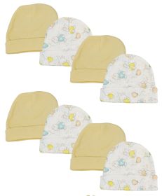 Baby Boy, Baby Girl, Unisex Infant Caps (Pack of 8) (size: Newborn)