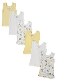 Unisex Baby 6 Pc Tank Tops (size: medium)