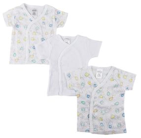 Infant Side Snap Short Sleeve Shirt - 3 Pack (size: Newborn)