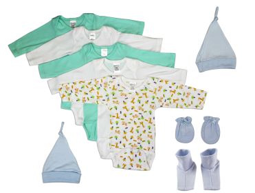 Baby Boy 9 Pc Layette Sets (size: Newborn)