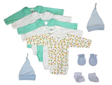 Newborn Baby Boys 9 Pc Layette Baby Shower Gift Set (size: Newborn)