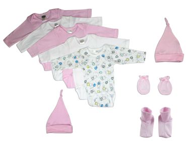 Baby Girl 9 Pc Layette Sets (size: large)