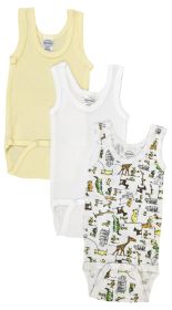 Unisex Baby 3 Pc Onezies and Tank Tops (size: large)