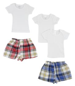 Infant T-Shirts and Boxer Shorts (size: Newborn)