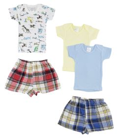 Infant Girls T-Shirts and Boxer Shorts (size: Newborn)