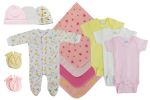 Baby Girls 13 Pc Layette Sets