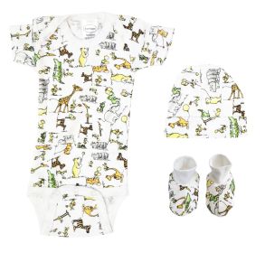 Unisex Newborn Baby 3 Pc Layette Sets (size: Newborn)