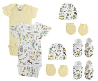 Unisex Newborn Baby 8 Pc Layette Sets (size: Newborn)