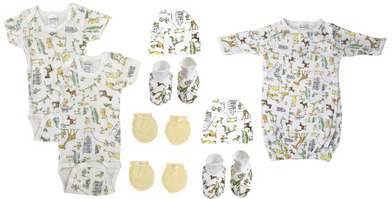 Unisex Newborn Baby 9 Pc Layette Sets (size: Newborn)