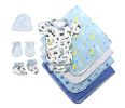 Newborn Baby Boys 8 Pc Layette Baby Shower Gift Set