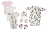 Newborn Baby Girl 7 Pc Layette Sets