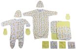 Sleep-n-Play, Gown, Caps, Mittens and Washcloths - 14 pc Set