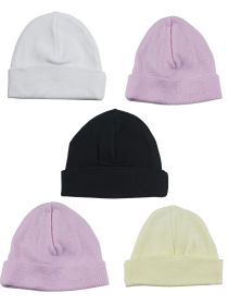 Girls Baby Cap (Pack of 5) (size: One Size)