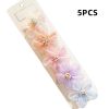 Chiffon Bow Ribbon Girls Hairpins Cute Colorful Bows Flowers Children Hair Clips Fashion Hair Accessories