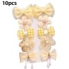 Chiffon Bow Ribbon Girls Hairpins Cute Colorful Bows Flowers Children Hair Clips Fashion Hair Accessories