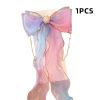 Chiffon Bow Ribbon Girls Hairpins Cute Colorful Bows Flowers Children Hair Clips Fashion Hair Accessories